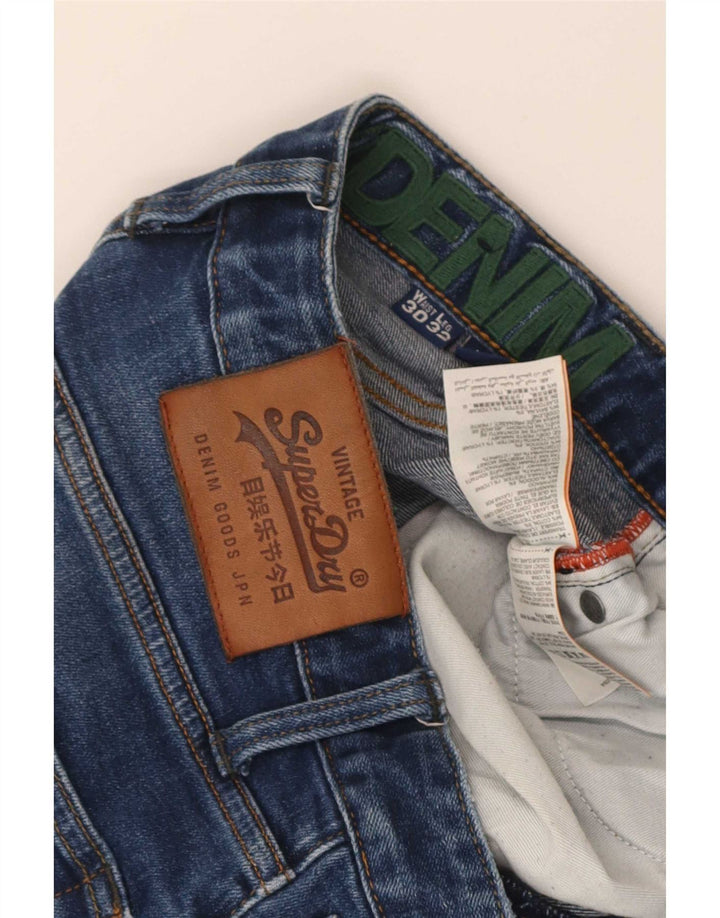 Женские узкие джинсы Superdry W30 L32 Синие, хлопок