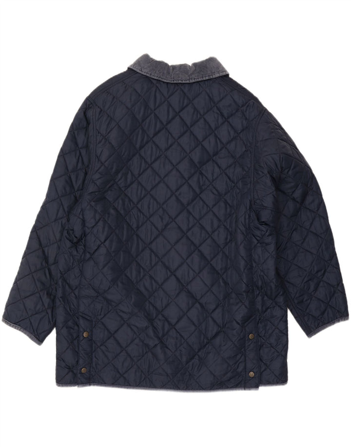 Henri Lloyd Мужская стеганая куртка UK 42 XL Темно-синий нейлон