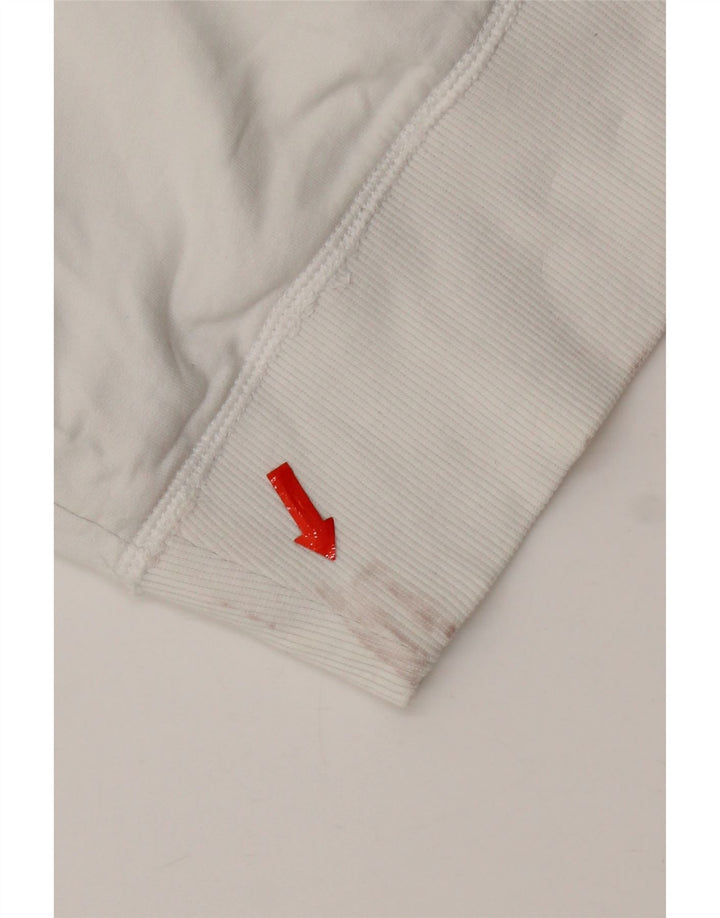 Женская мини-юбка Benetton UK 12, средний белый