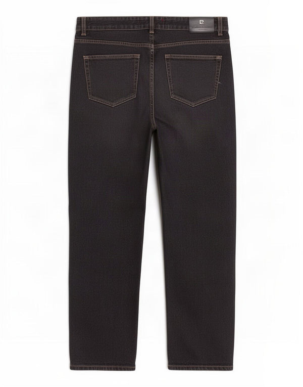 Мужские прямые джинсы Pierre Cardin W36 L32, черный хлопок