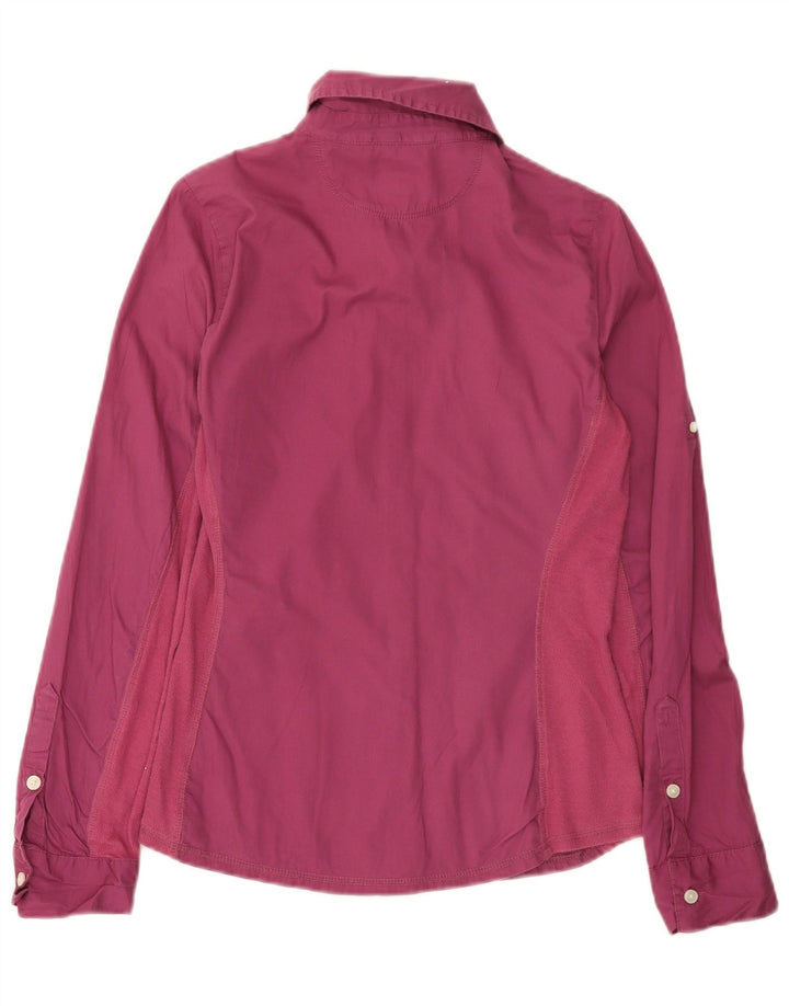 Женская рубашка CONVERSE One Star UK 10, маленькая розовая, хлопок с цветными блоками