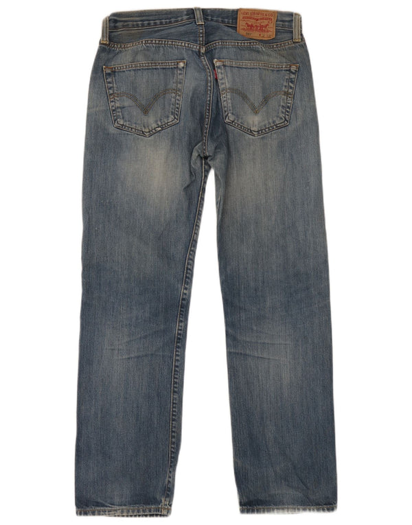 Мужские прямые джинсы Levi's 501 W32 L32 синие, хлопок