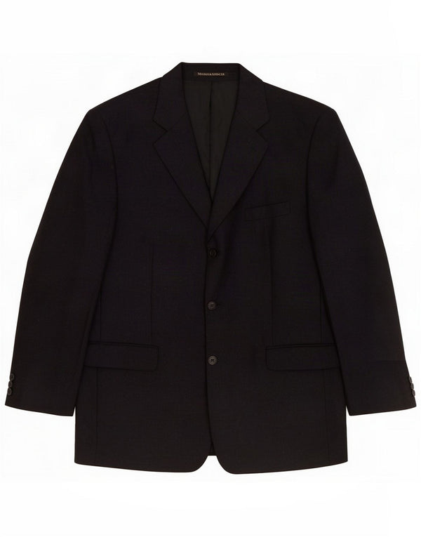 Мужской пиджак на трех пуговицах Marks & Spencer St. Michael UK 44 XL, черный