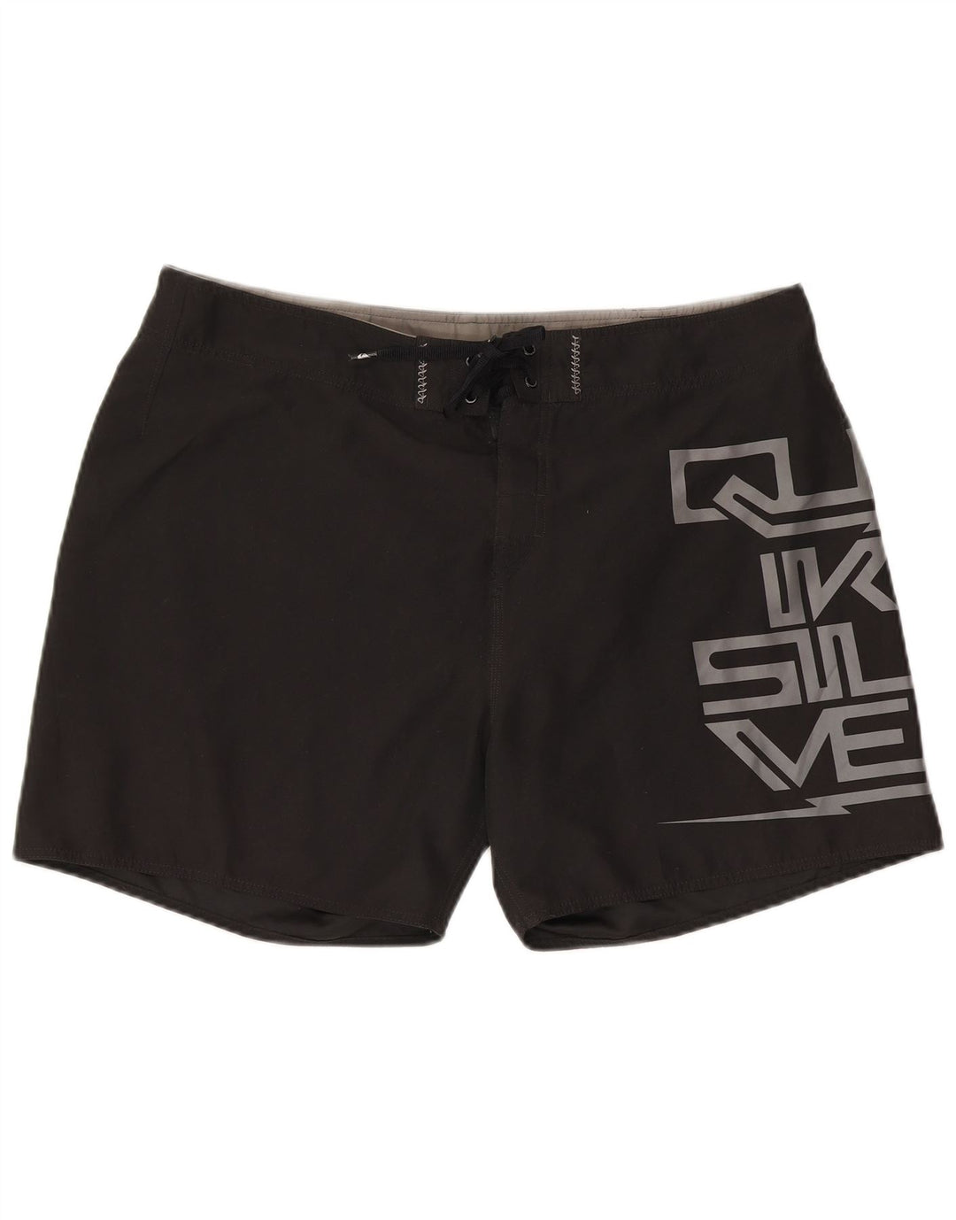 Мужские шорты для плавания Quiksilver с рисунком XL, черный полиэстер