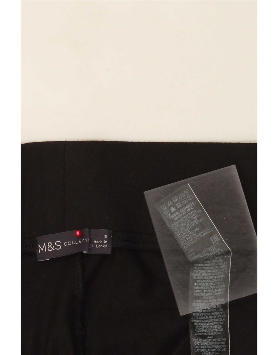 Женские леггинсы Marks & Spencer UK 18 XL, черные, вискоза