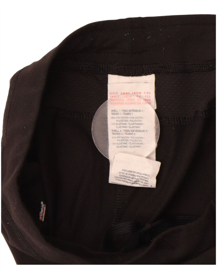 Женские леггинсы-капри Puma UK 8, маленькие черные из полиэстера