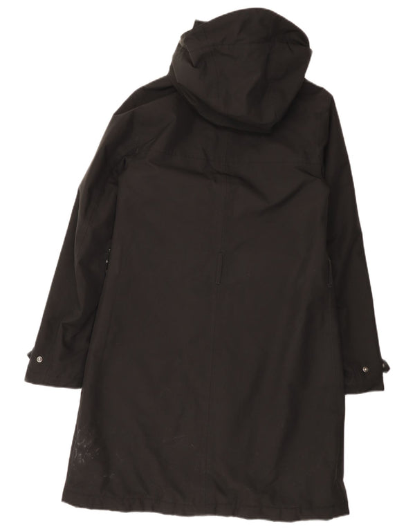 Женский плащ с капюшоном Helly Hansen UK 10, маленький черный полиэстер