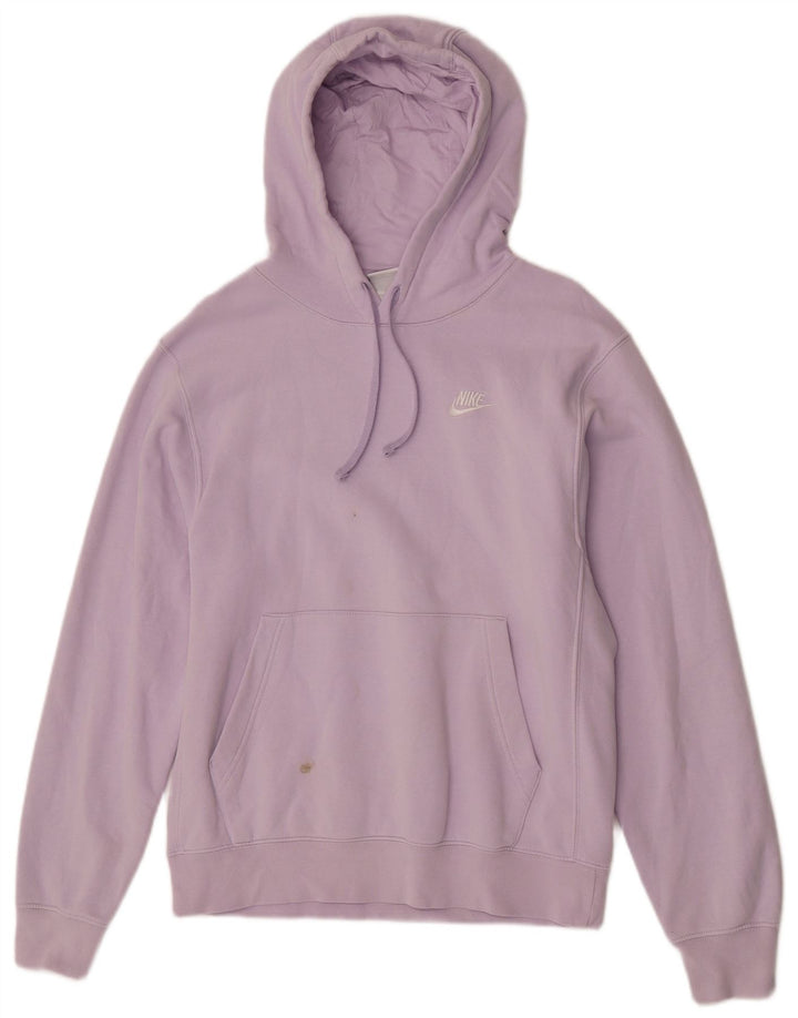 Мужской джемпер с капюшоном Nike, маленький фиолетовый, хлопок