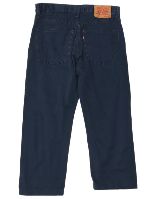 Мужские укороченные повседневные брюки Levi's W34 L23, темно-синие, хлопок