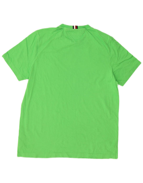 Мужская футболка Tommy Hilfiger Top XL, зеленый хлопок
