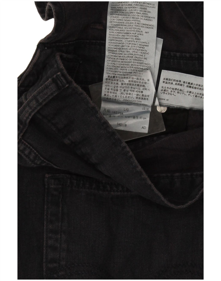 Мужские комбинезоны Levi's, узкие джинсы, большие размеры W36 L28, серый хлопок