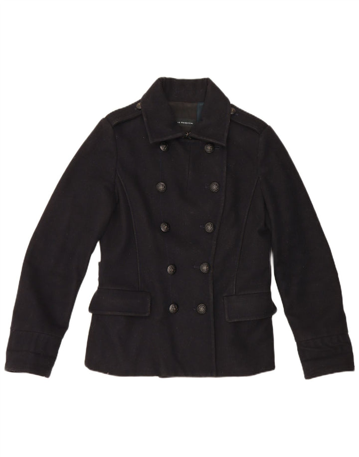Женское полупальто Massimo Rebecchi IT 44 Medium Navy Blue Wool
