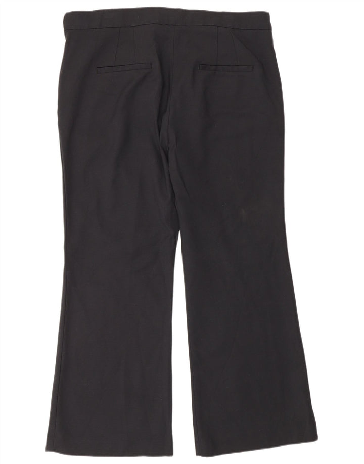 Женские брюки чинос Zara Bootcut IT 42, большие W32 L26, черные