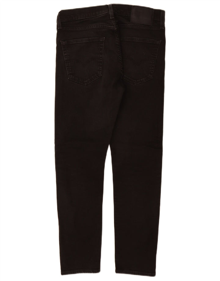 Мужские узкие джинсы Levi's W32 L28, черный хлопок