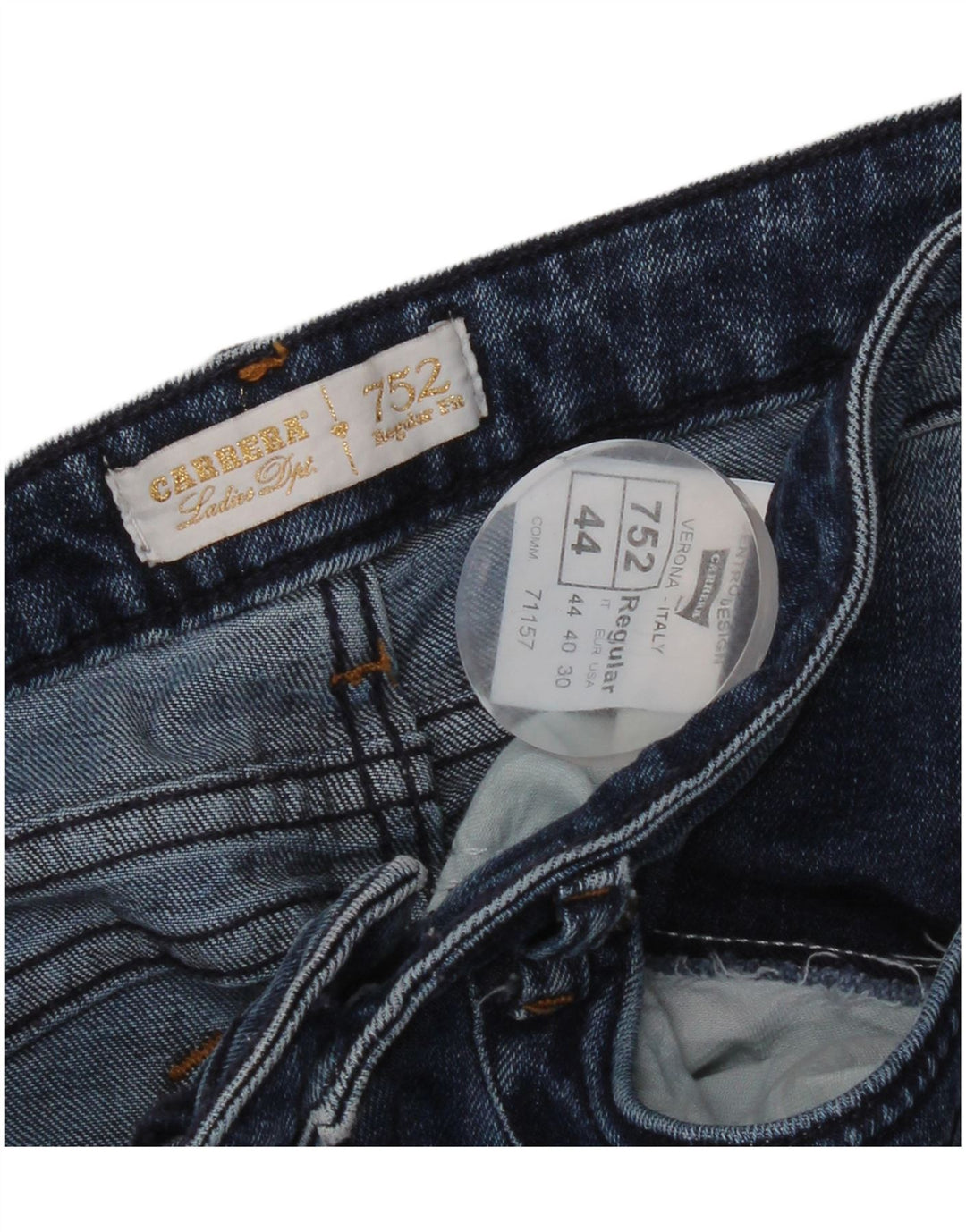 Женские прямые джинсы Carrera 752 Regular Fit IT 44 Medium W30 L32 Синие