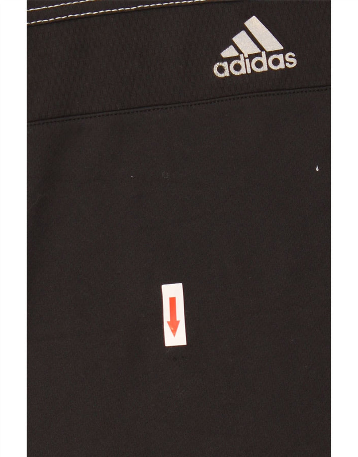 Мужской жилет ADIDAS с рисунком, маленький черный, полиэстер