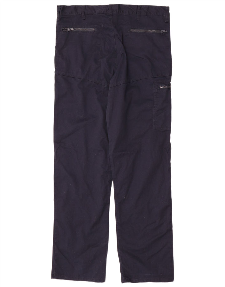 Мужские прямые брюки-карго Dickies Redhawk W38 L33 темно-синие из полиэстера