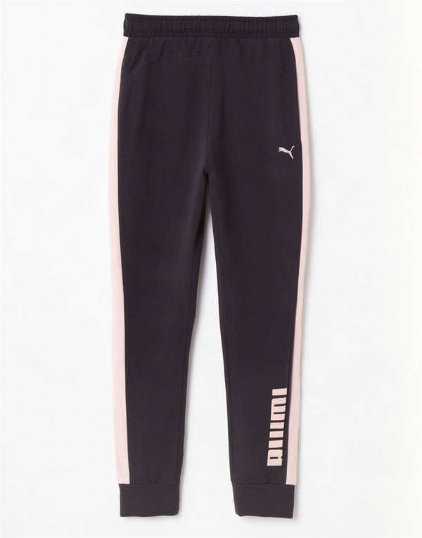 Женские спортивные брюки Puma Joggers UK 10, маленькие черные цветные блоки