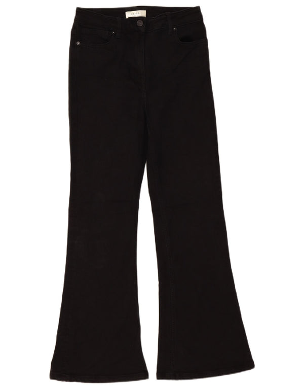 Женские расклешенные джинсы Reiss W28 L30 черные