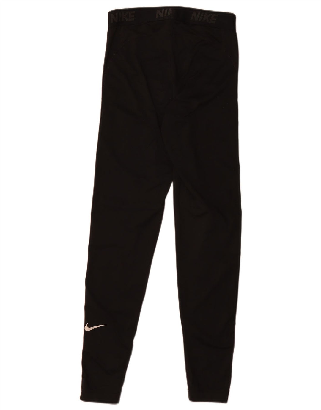 Женские леггинсы с рисунком Nike Dri Fit UK 10, маленькие черные, полиэстер