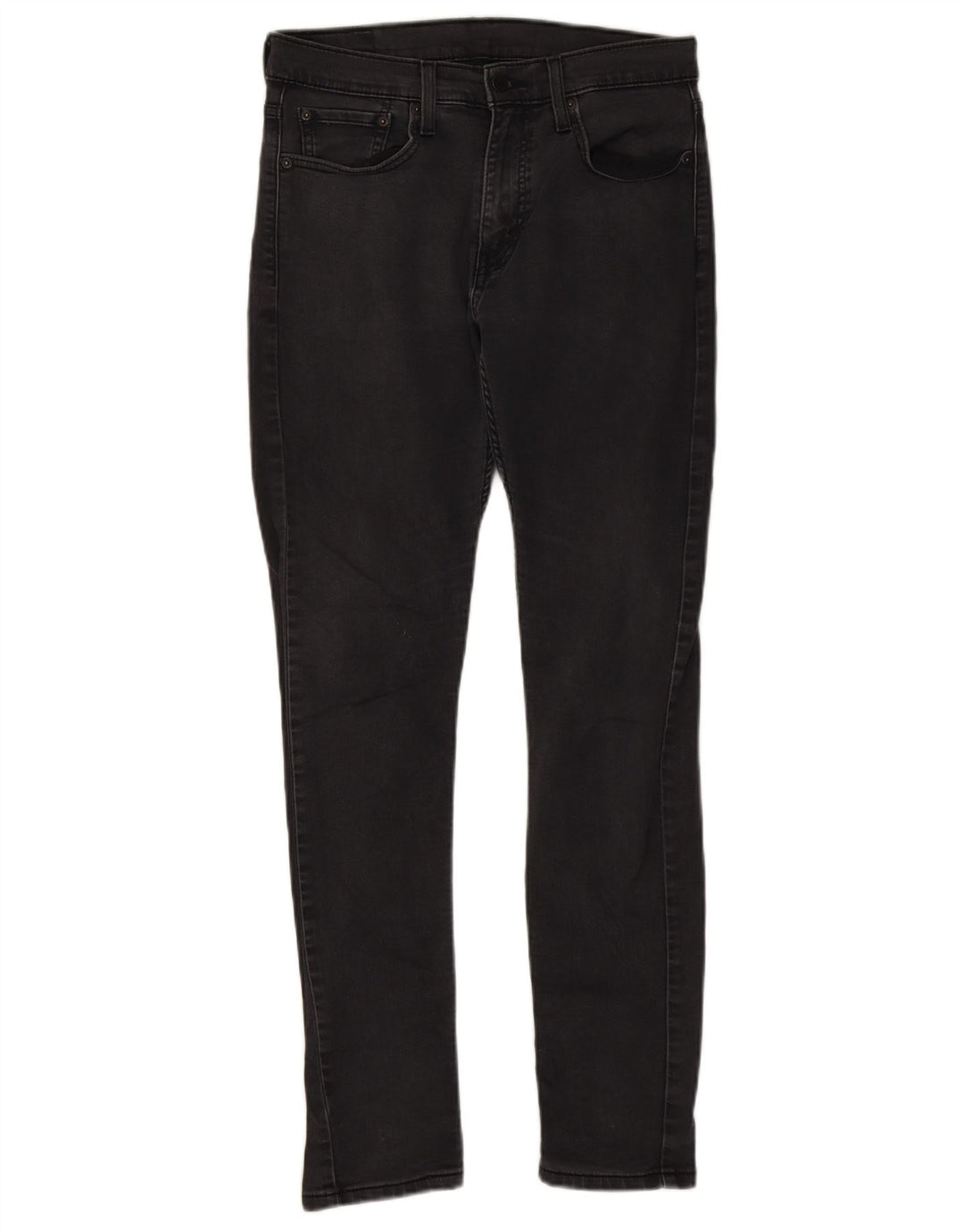 Мужские узкие джинсы Levi's W30 L32, черный хлопок