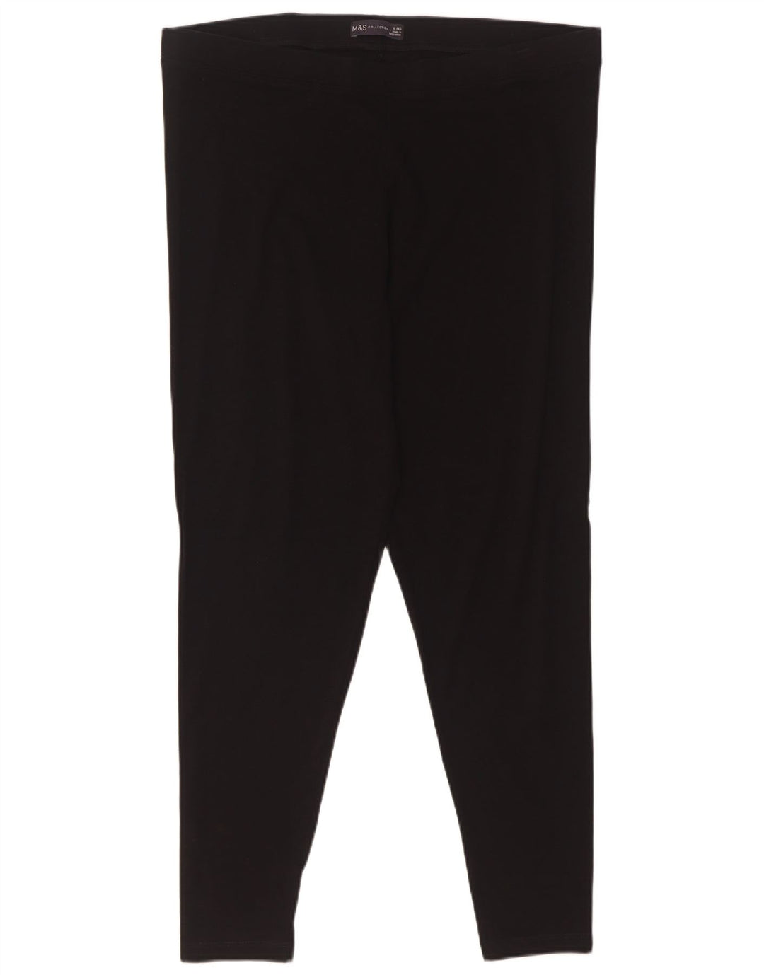Женские леггинсы Marks & Spencer UK 18 XL, черные, хлопковые