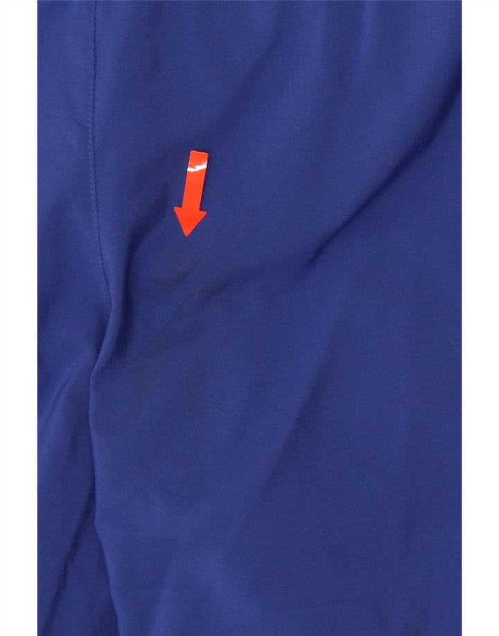 Женские спортивные шорты NIKE Dri Fit, размер UK 12 (M), синие, полиэстер
