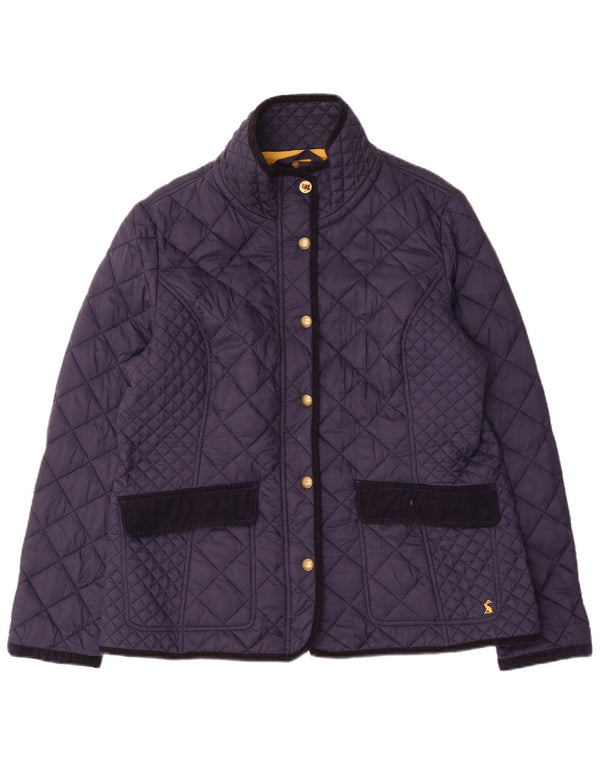 Joules Womens Quilted Jacket UK 18 XL Navy Blue Polyamide