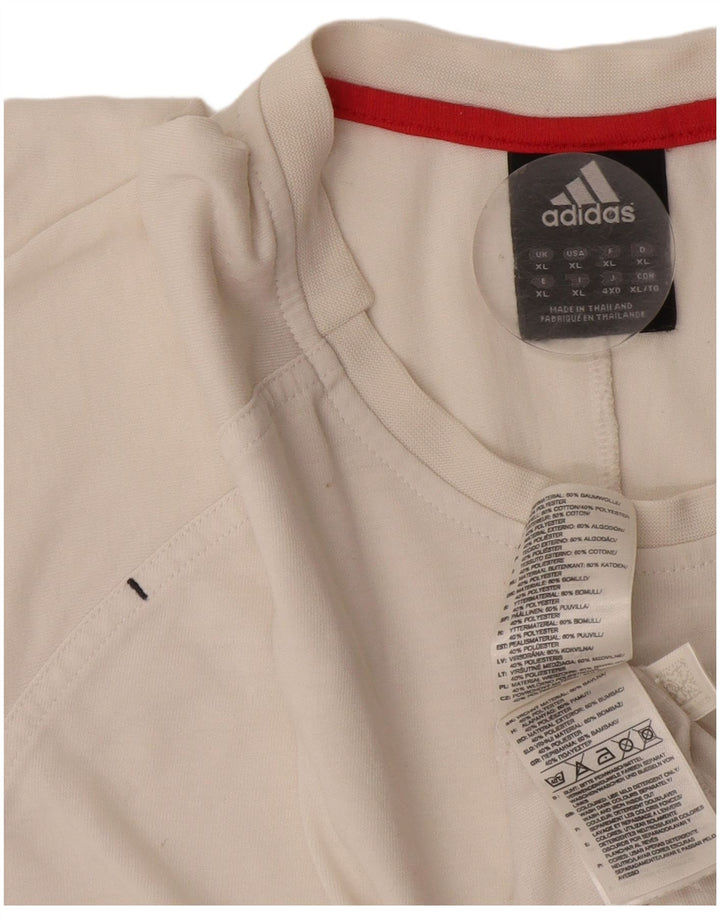 Мужская футболка Adidas Top XL, белый хлопок