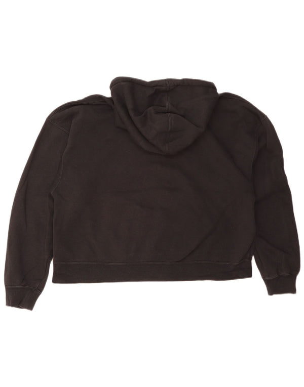 Женский джемпер с капюшоном Jordan Oversized UK 10, маленький черный, хлопок