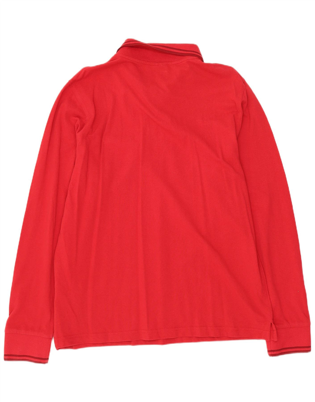 LOTTO Мужская рубашка поло с длинным рукавом, большая красная