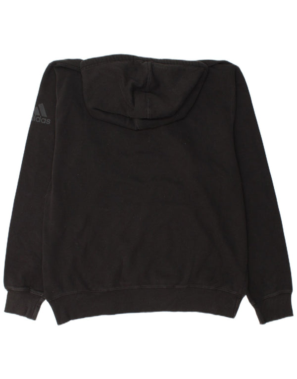 Мужской джемпер с капюшоном ADIDAS 2XL, черный хлопок