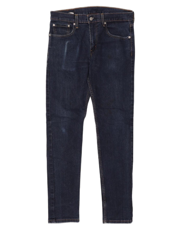 Мужские зауженные джинсы Levi's 512 W32 L34 Темно-синие, хлопок