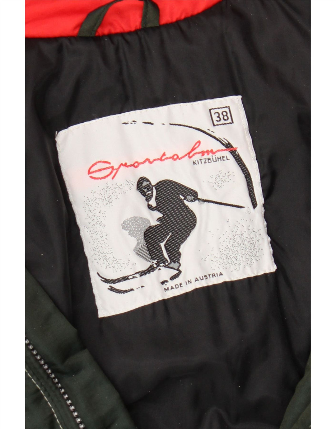 Женская лыжная куртка Sportalm Oversized с графическим рисунком EU 38, средний зеленый цветочный принт