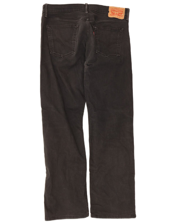 Мужские прямые джинсы Levi's 514 W34 L32 черные