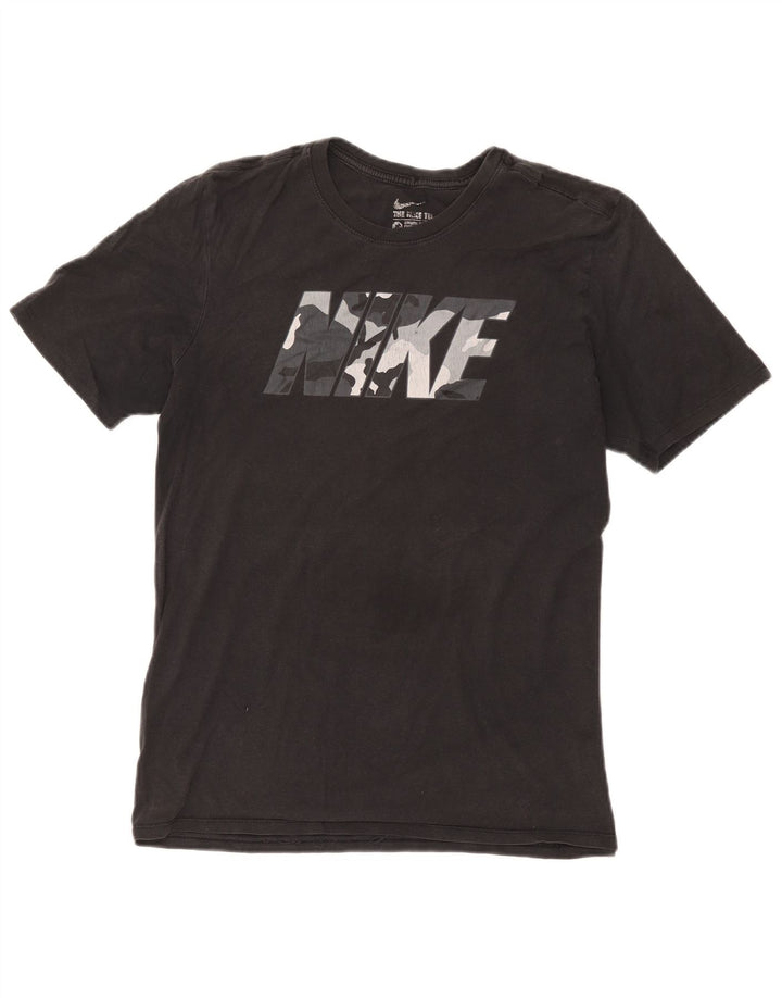 Мужская футболка с рисунком Nike Athletic Cut, средний черный