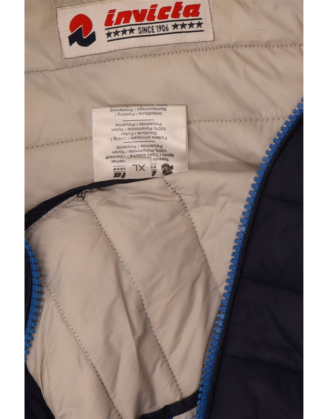 Женская стеганая куртка Invicta UK 18 XL Темно-синяя Полиамид