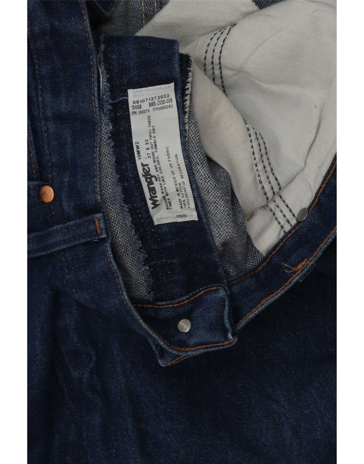 Мужские прямые джинсы Wrangler W37 L32, синий хлопок