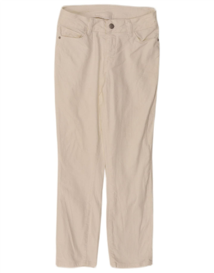 ОДЕЖДА ДЛЯ ЭКИПАЖА Женские укороченные джинсы с низкой талией UK 8 Small W26 L23 Белые