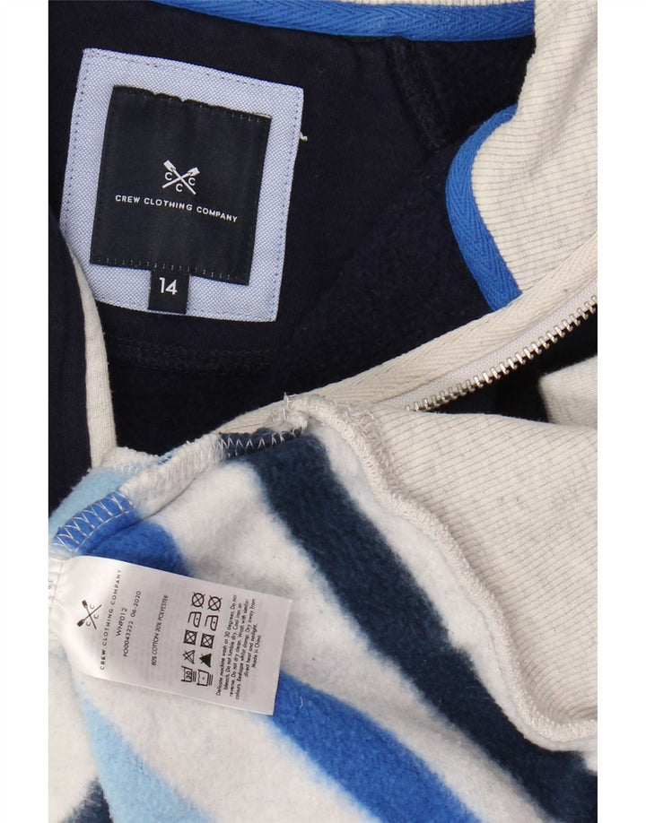 Женский свитер-свитшот CREW CLOTHING UK 14, большие разноцветные полоски