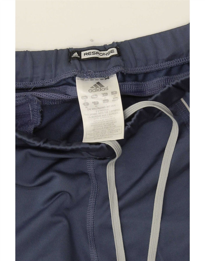 Леггинсы-капри Adidas Womens Response UK 12, средний темно-синий, полиэстер