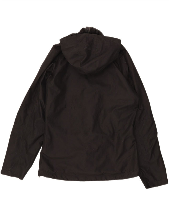 Helly Hansen Женская ветровка оверсайз с капюшоном UK 10, маленькая черная