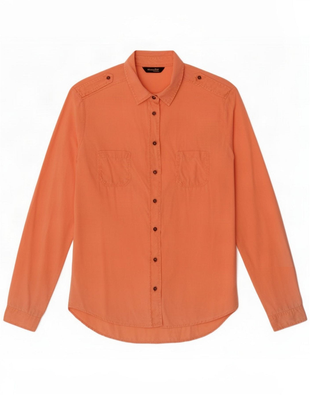 Женская рубашка Massimo Dutti EU 38, маленькая оранжевая