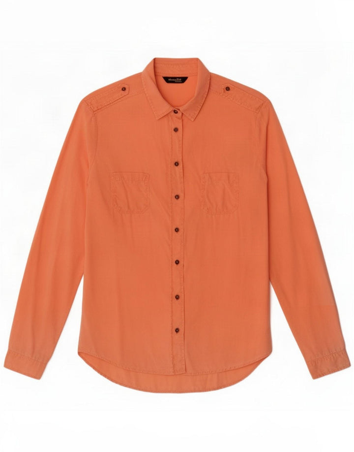 Женская рубашка Massimo Dutti EU 38, маленькая оранжевая