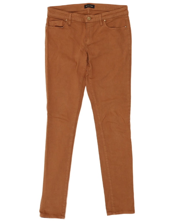 Massimo Dutti Женские повседневные узкие брюки EU 38 W30 L31 Коричневые хлопковые