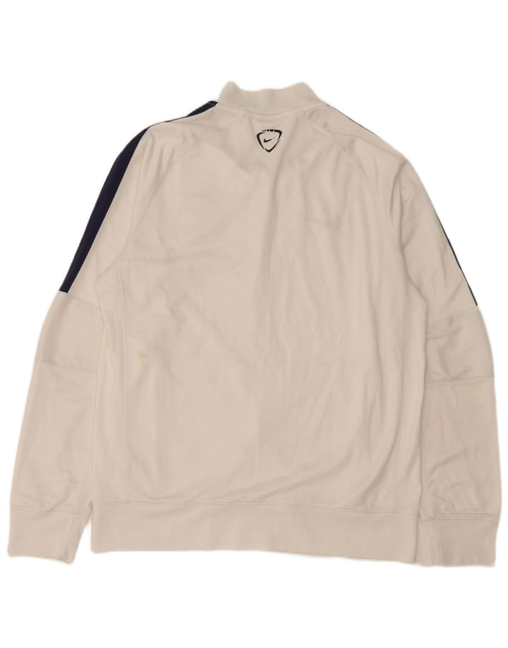 Мужская спортивная куртка Nike Inter Milan, большая белая с цветными блоками