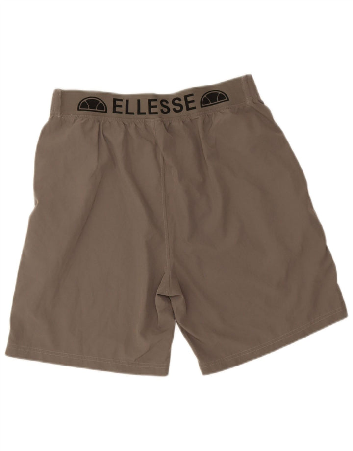 Мужские спортивные шорты Ellesse с рисунком, большие серые, полиэстер