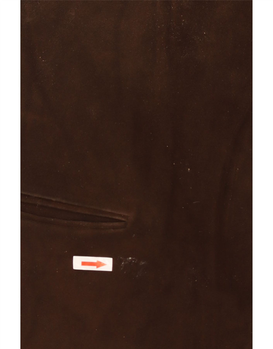 Винтажный женский замшевый жилет UK 14, средний коричневый цвет