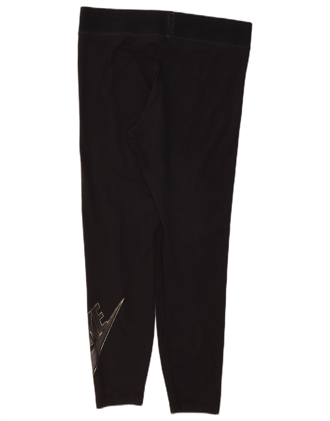 Женские леггинсы с рисунком NIKE UK 18 XL, черные хлопковые