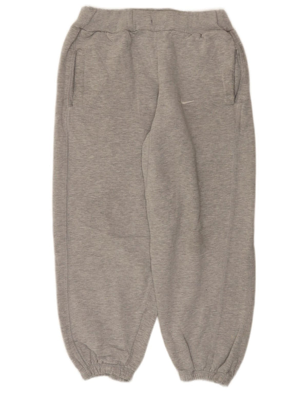 Nike Mens Crop Tracksuit Trousers Joggers UK 39/41 Medium Grey Flecked